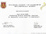 Gülhane Askeri Tıp Akademisi İmplantoloji Kursu